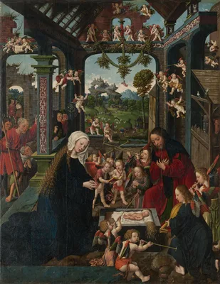 The Adoration of the Christ Child — Jacob Cornelisz van Oostsanen