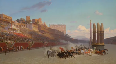 Chariot Race — Jean-Léon Gérôme