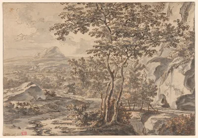 Italian Landscape with a Bridge — Jan Both