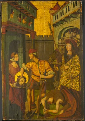 The Beheading of Saint John the Baptist — Master of Palanquinos