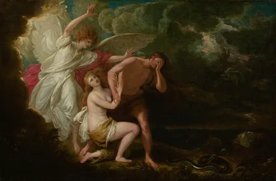 The Expulsion of Adam and Eve from Paradise — Benjamin West