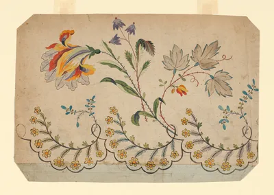 Design for a Woven, Printed, or Embroidered Dress or Skirt Border