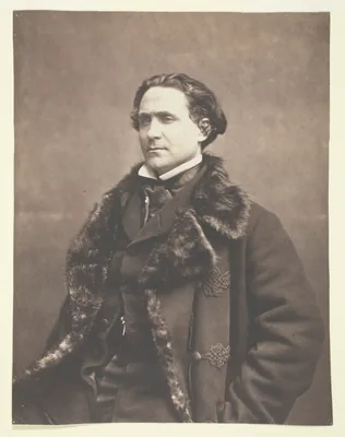 Portrait of La Fontaine — Nadar