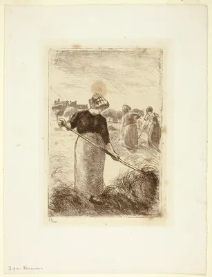 Women Tossing the Hay — Camille Pissarro
