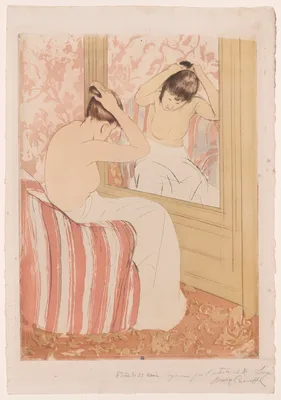 The Coiffure — Mary Cassatt