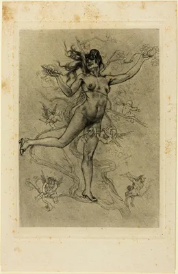 The Grapeleaf — Félicien Rops