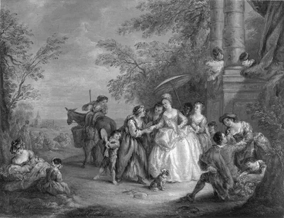 La Bonne Aventure (The Fortune Teller) — After Jean Baptiste Joseph Pater