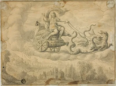 Triptolemus — Maerten de Vos