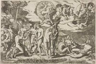 The Judgment of Paris — Marcantonio Raimondi