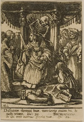 The Emperor and Death — Wenceslaus Hollar