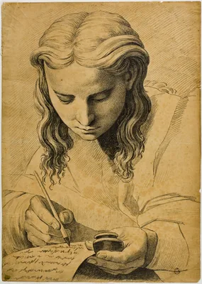 Seated Youth — Raphael