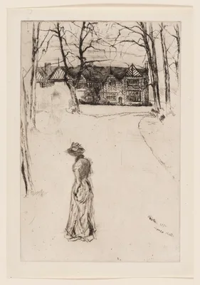 Speke Hall: The Avenue — James McNeill Whistler