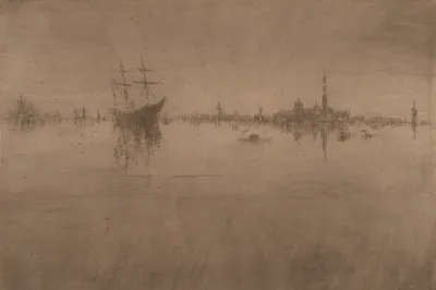 Nocturne, from Venice, a Series of Twelve Etchings (the "First Venice Set") — James McNeill Whistler