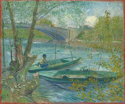 Fishing in Spring, the Pont de Clichy (Asnières) — Vincent van Gogh