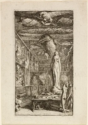 Frontispiece for Almanach Historico-Physique — Gabriel de Saint-Aubin