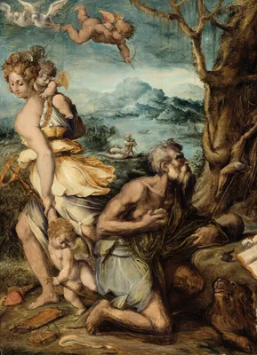 The Temptation of Saint Jerome — Giorgio Vasari