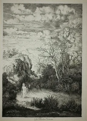 Bathing Woman and Time — Rodolphe Bresdin