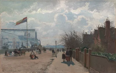 The Crystal Palace — Camille Pissarro