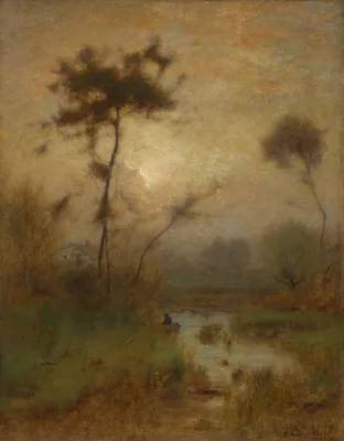 A Silver Morning — George Inness