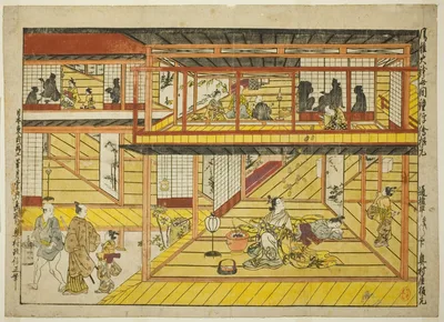 The Brazier of Elegance and the Bell of Damnation (Fuga hibachi muken no kane) — Okumura Masanobu