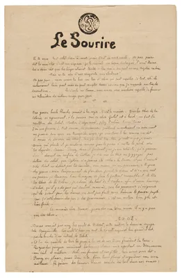 Le sourire: Journal sérieux, Nov. 1899 — Paul Gauguin