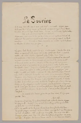 Le sourire: Journal sérieux, Nov. 1899 — Paul Gauguin