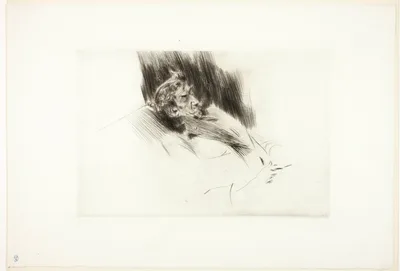 Whistler Asleep — Giovanni Boldini