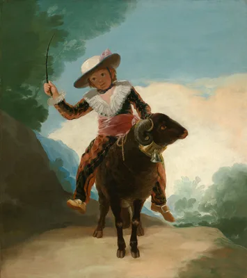 Boy on a Ram — Francisco Goya