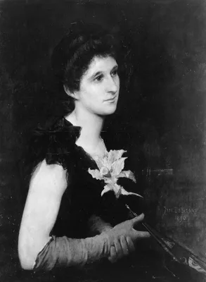 Portrait of Mrs. Charles L. Hutchinson — Jules-Élie Delaunay