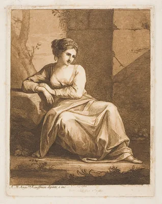 The Muse — Angelica Kauffmann