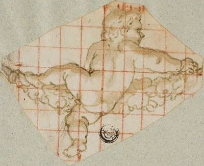 Putto with Garland — Andrea Lilio