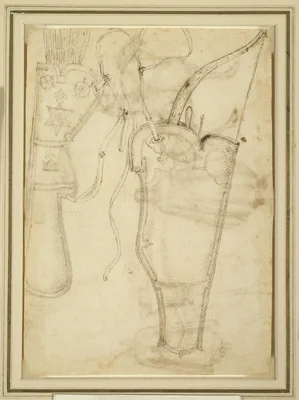 Bowcase and Quiver of Arrows — Pisanello