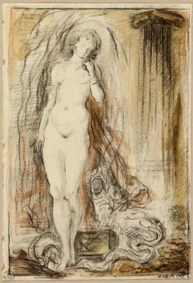 Pandora — Gabriel de Saint-Aubin