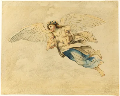 Night Carrying Sleep and Death — Domenichino