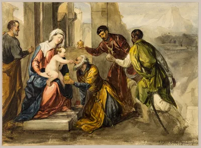 Adoration of the Magi — Bonifazio Veronese