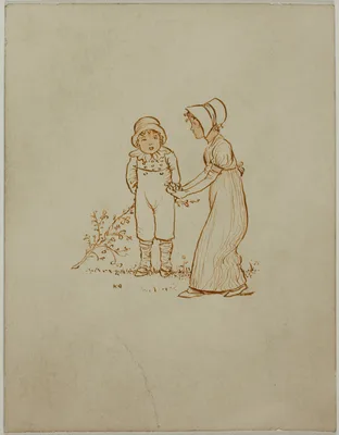 Little Boy and Girl — Kate Greenaway