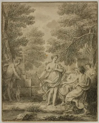 Diana and Actaeon — Jean-Jacques de Boissieu
