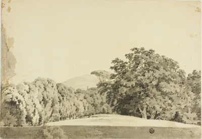 Wooded Landscape — Joseph Wright of Derby