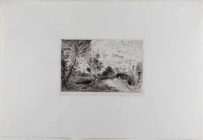 An Old Bridge at Salisbury — John Constable