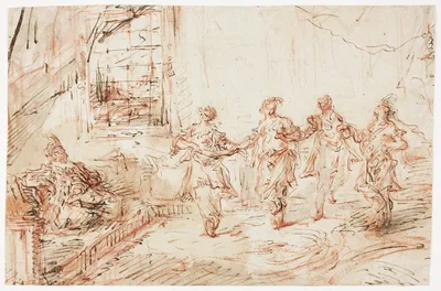Harem Scene — Francesco Guardi