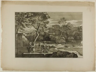 The Good Samaritan Takes the Wounded Man from his Donkey — Sébastien Bourdon