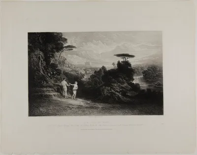 The Fall of Man, from Illustrations of the Bible — John Martin