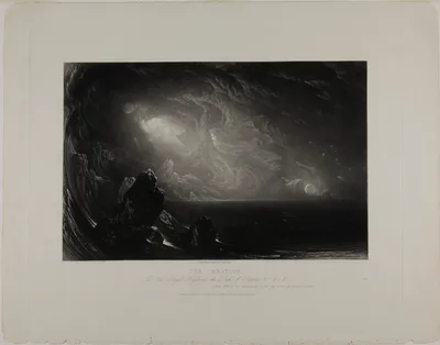 The Creation, from Illustrations of the Bible — John Martin