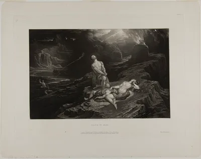 The Death of Abel, from Illustrations of the Bible — John Martin