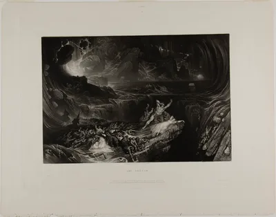 The Deluge, from Illustrations of the Bible — John Martin