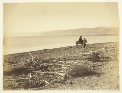 Mer Morte et Montagnes de Judée. Palestine (The Dead Sea and the Mountains of Judea, Palestine) — Félix Bonfils