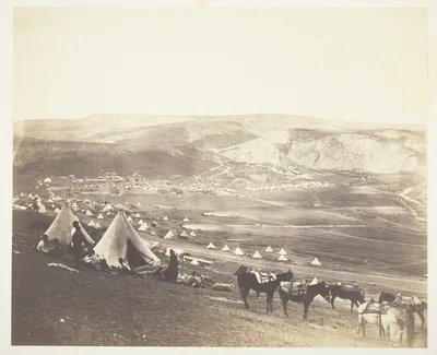 Cavalry Camp, Balaklava — Roger Fenton