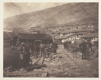 The Railway Yard, Balaklava — Roger Fenton