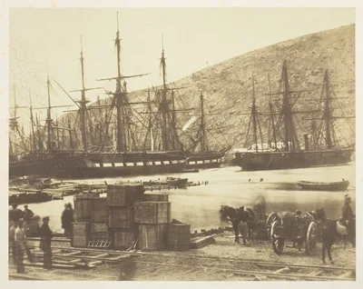 Head of Harbour, Balaklava — Roger Fenton