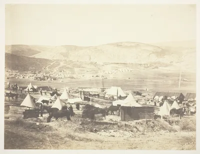Camp of the 5th Dragoon Guards — Roger Fenton